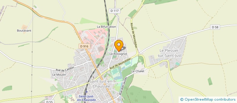 localisation de l'entreprise MONSIEUR STEVE DUBROMEL à SAINT-JUST-EN-CHAUSSEE