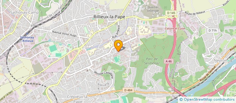 localisation de l'entreprise MONSIEUR STEVE DUSSAUGE  RILLIEUX-LA-PAPE