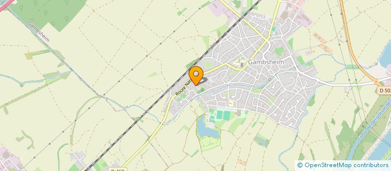 localisation de l'entreprise MONSIEUR STEVE EBEL  GAMBSHEIM