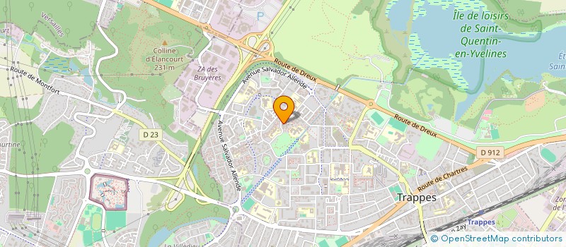 localisation de l'entreprise MONSIEUR STEVE EDWIGES  TRAPPES