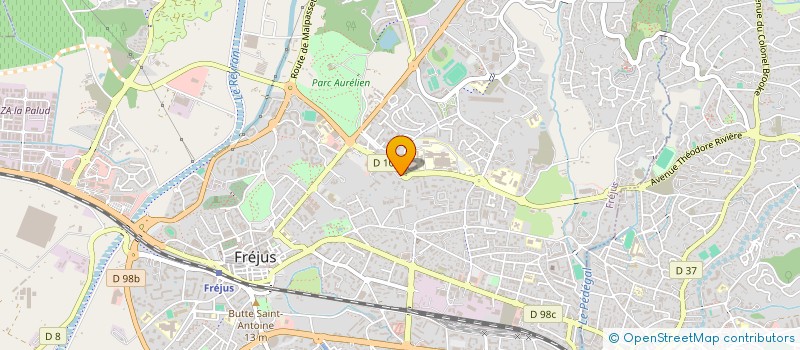 localisation de l'entreprise MONSIEUR STEVE FERET à FREJUS
