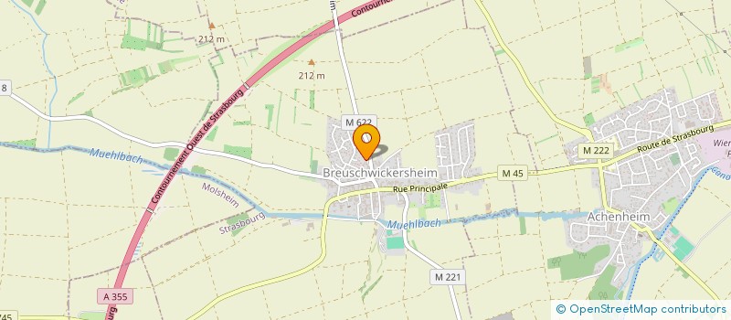 localisation de l'entreprise MONSIEUR STEVE FISCHER  BREUSCHWICKERSHEIM