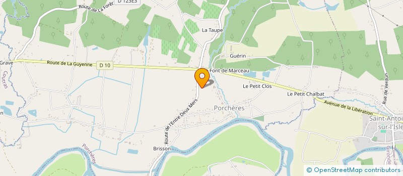 localisation de l'entreprise MONSIEUR STEVE FREROT à PORCHERES