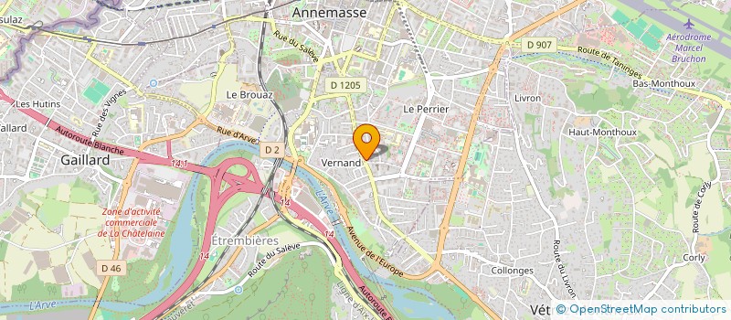 localisation de l'entreprise MONSIEUR STEVE GAIFFE  ANNEMASSE