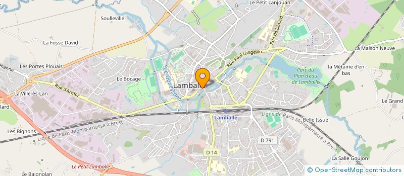 localisation de l'entreprise MONSIEUR STEVE GAILHOUSTE  LAMBALLE-ARMOR