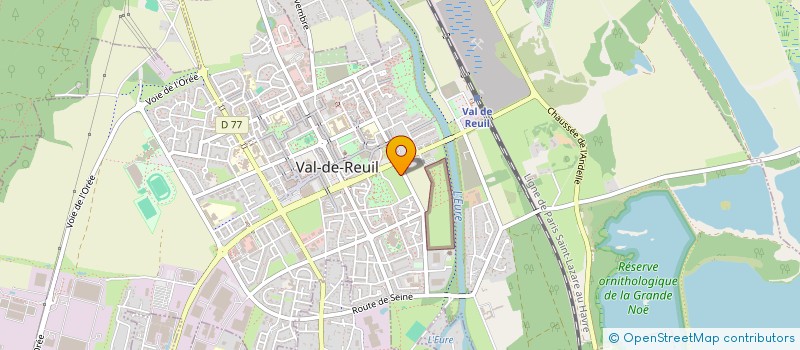 localisation de l'entreprise MONSIEUR STEVE GENNERAT  VAL-DE-REUIL