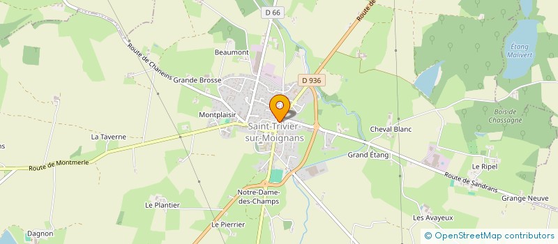 localisation de l'entreprise MONSIEUR STEVE GENTY  SAINT-TRIVIER-SUR-MOIGNANS