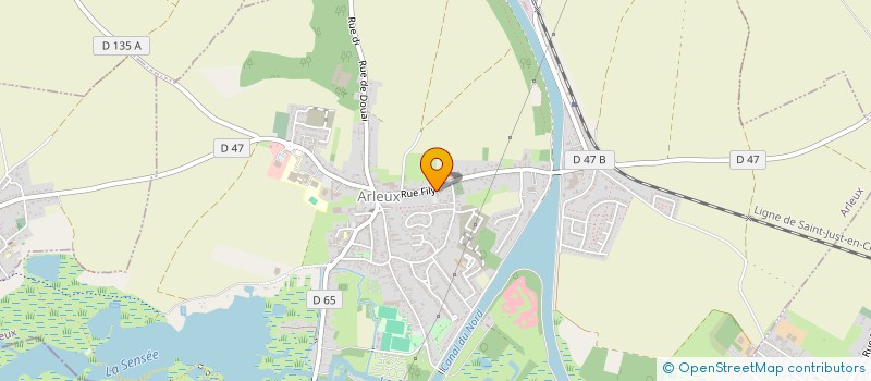 localisation de l'entreprise MONSIEUR STEVE GORFINKEL  ARLEUX