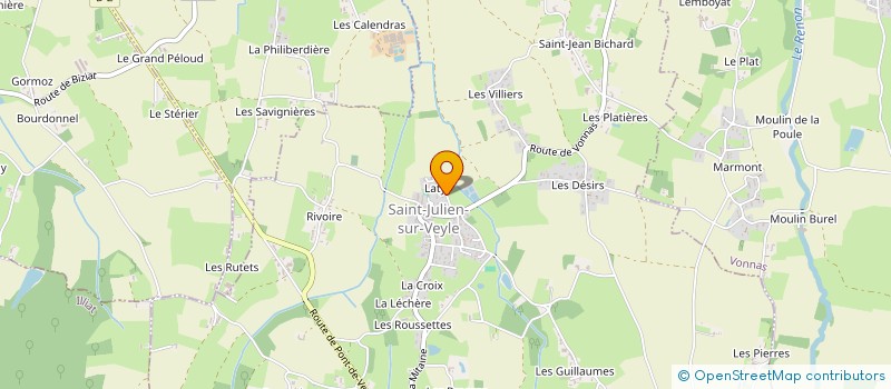 localisation de l'entreprise MONSIEUR STEVE GOYON  SAINT-JULIEN-SUR-VEYLE