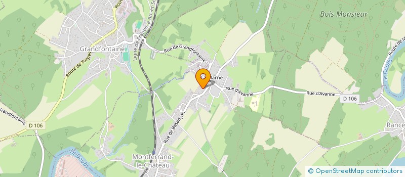 localisation de l'entreprise MONSIEUR STEVE GUERRA  MONTFERRAND-LE-CHATEAU