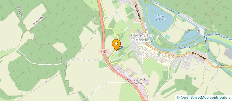 localisation de l'entreprise MONSIEUR STEVE GUILLAUME  FLAVIGNY-SUR-MOSELLE