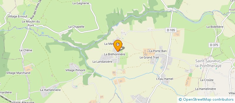 localisation de l'entreprise MONSIEUR STEVE GUISNET  SAINT-JEAN-DES-CHAMPS