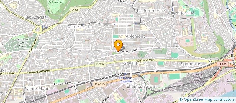 localisation de l'entreprise MONSIEUR STEVE HANCARD à LE HAVRE