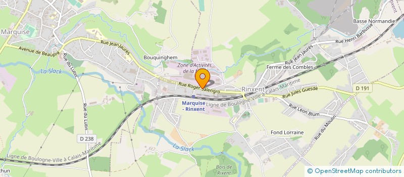 localisation de l'entreprise MONSIEUR STEVE HERBEZ  RINXENT