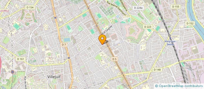 localisation de l'entreprise MONSIEUR STEVE HO-TAM-CHAY  VITRY-SUR-SEINE