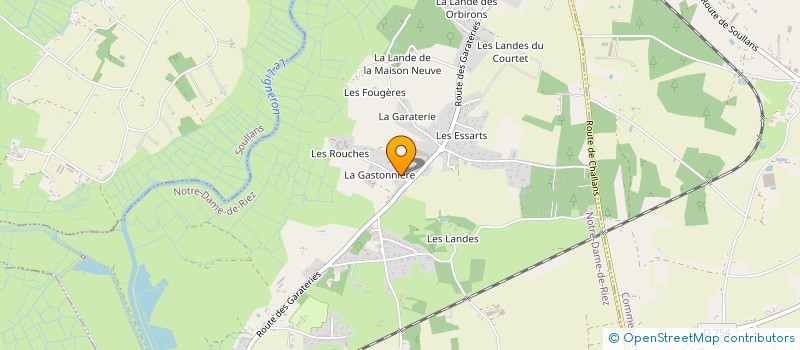 localisation de l'entreprise MONSIEUR STEVE HUREL à NOTRE-DAME-DE-RIEZ
