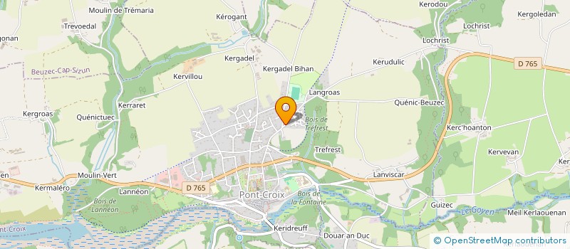 localisation de l'entreprise MONSIEUR STEVE JACQUEMET  PONT-CROIX