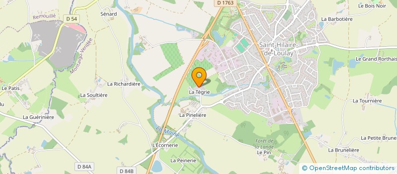 localisation de l'entreprise MONSIEUR STEVE JAUNET à MONTAIGU-VENDEE