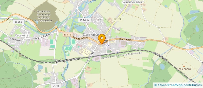 localisation de l'entreprise MONSIEUR STEVE KAUFFMANN  DANNEMARIE