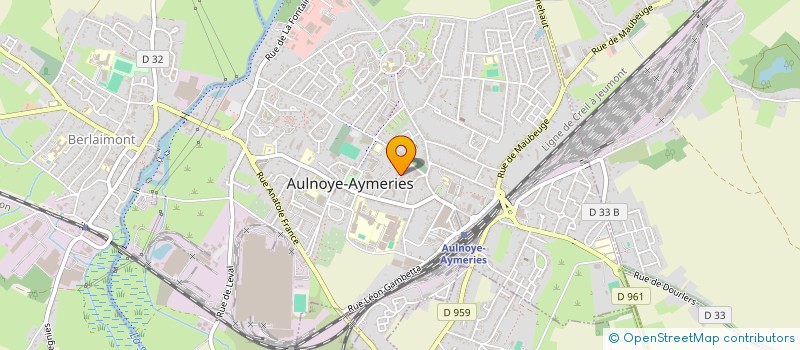 localisation de l'entreprise MONSIEUR STEVE KOCZIAN  AULNOYE-AYMERIES