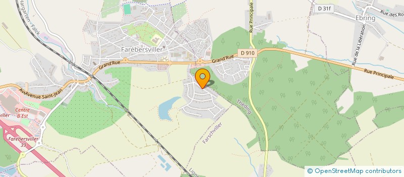 localisation de l'entreprise MONSIEUR STEVE LAI  FAREBERSVILLER