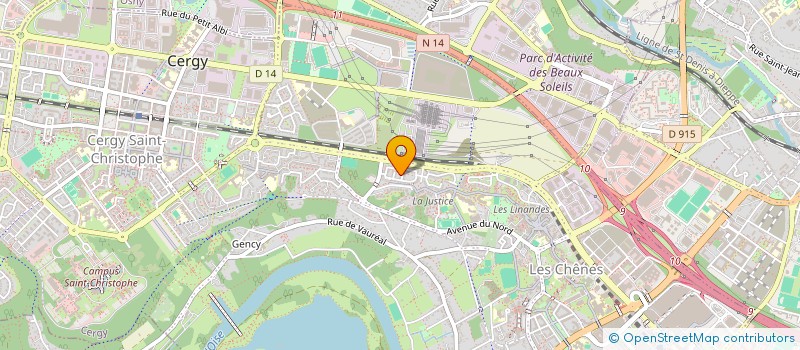 localisation de l'entreprise MONSIEUR STEVE LAPIERRE  CERGY