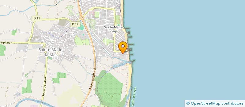 localisation de l'entreprise MONSIEUR STEVE LASSAUVETAT  SAINTE-MARIE-LA-MER