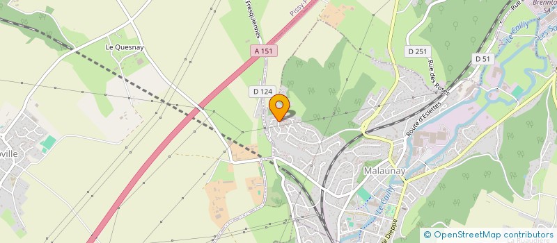 localisation de l'entreprise MONSIEUR STEVE LAUMIER  MALAUNAY