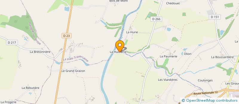 localisation de l'entreprise MONSIEUR STEVE LE LUBOIS DE TREHERVE à MAYENNE