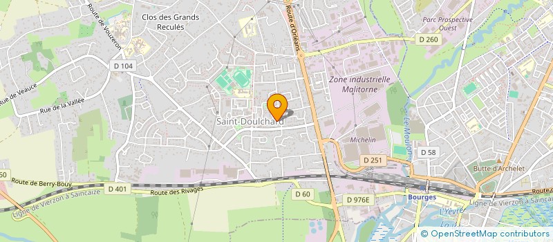 localisation de l'entreprise MONSIEUR STEVE LE NUZ  SAINT-DOULCHARD