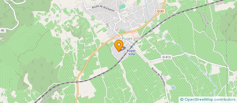 localisation de l'entreprise MONSIEUR STEVE LECANU  PUGET-VILLE