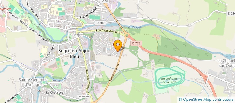 localisation de l'entreprise MONSIEUR STEVE LEFRANC  SEGRE-EN-ANJOU BLEU
