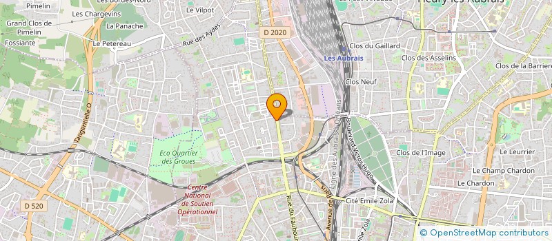 localisation de l'entreprise MONSIEUR STEVE LEGUEULLE  ORLEANS