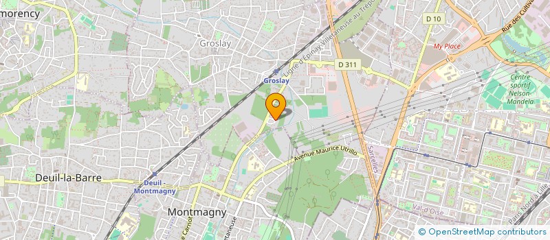 localisation de l'entreprise MONSIEUR STEVE LEMOINE  GROSLAY