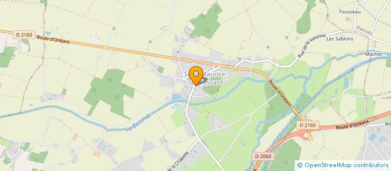 localisation de l'entreprise MONSIEUR STEVE LEROY  SAINT-MAURICE-SUR-FESSARD