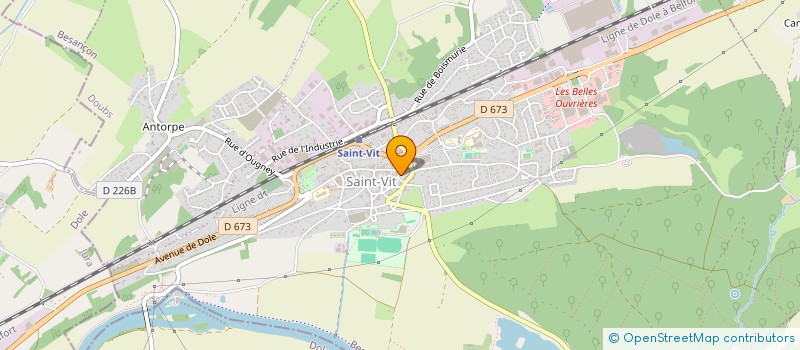 localisation de l'entreprise MONSIEUR STEVE LEVEQUE  SAINT VIT