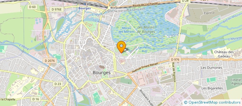 localisation de l'entreprise MONSIEUR STEVE LEVIER  BOURGES