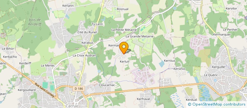 localisation de l'entreprise MONSIEUR STEVE LUCAS  CARNAC