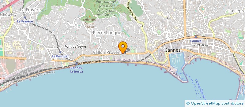 localisation de l'entreprise MONSIEUR STEVE MACAIGNE  CANNES