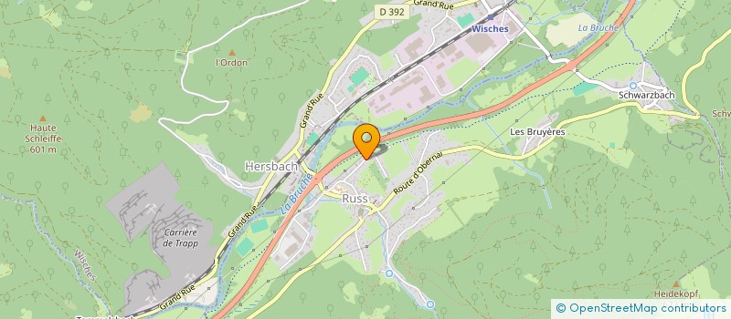 localisation de l'entreprise MONSIEUR STEVE MARCHAL  RUSS