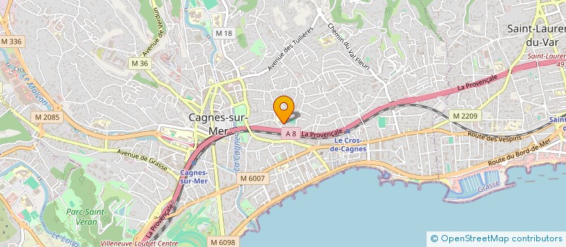 localisation de l'entreprise MONSIEUR STEVE MARCHAND à CAGNES-SUR-MER