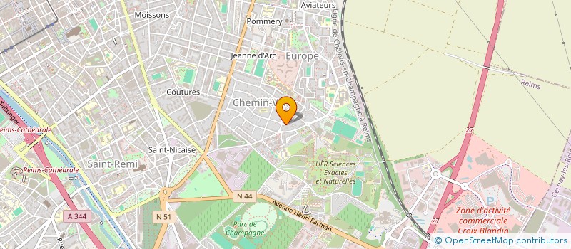 localisation de l'entreprise MONSIEUR STEVE MARQUES  REIMS