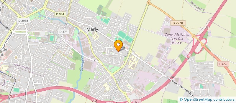 localisation de l'entreprise MONSIEUR STEVE MARTIN  MARLY