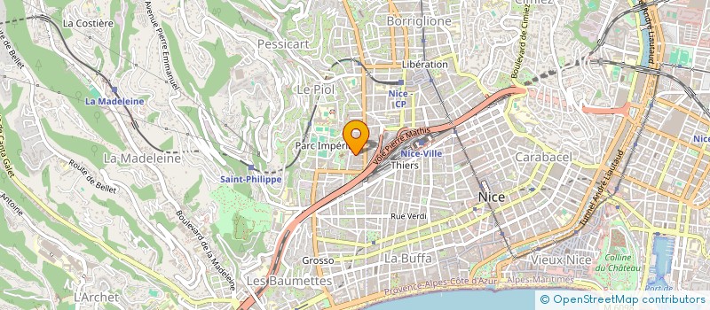 localisation de l'entreprise MONSIEUR STEVE MARTINI à NICE