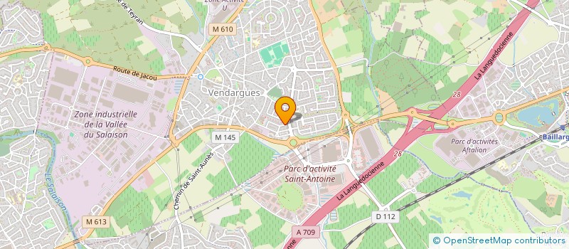 localisation de l'entreprise MONSIEUR STEVE MASSON  SOMMIERES