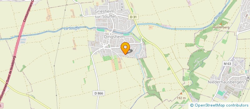 localisation de l'entreprise MONSIEUR STEVE MATHEIS  DINGSHEIM