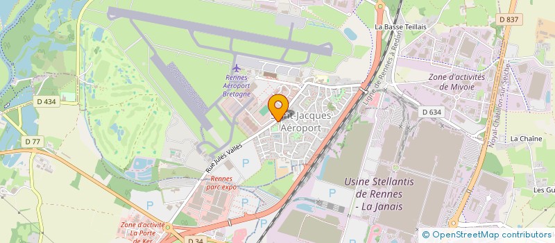 localisation de l'entreprise MONSIEUR STEVE MERCIER  SAINT-JACQUES-DE-LA-LANDE