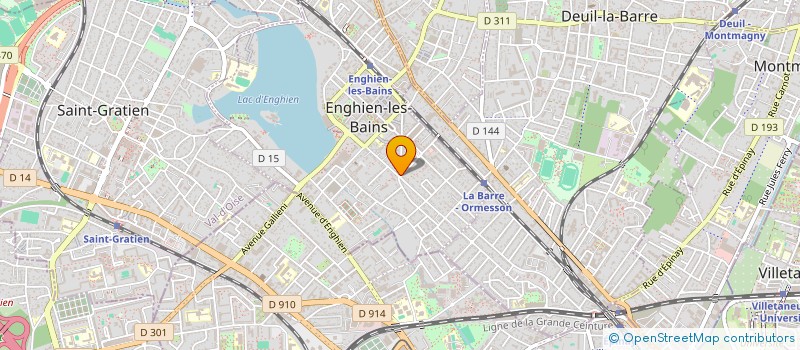 localisation de l'entreprise MONSIEUR STEVE MILOVANOVIC  ENGHIEN-LES-BAINS