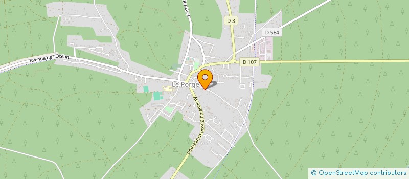 localisation de l'entreprise MONSIEUR STEVE MINTOFF  LE PORGE