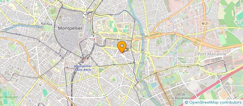 localisation de l'entreprise MONSIEUR STEVE MOREAU à MONTPELLIER